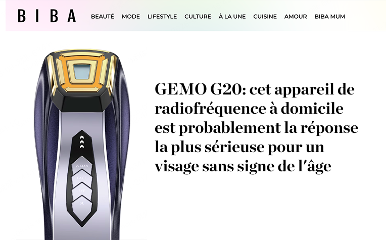 BIBA Magazine: Why GEMO G20 is the Ultimate Answer to Anti-Aging